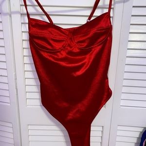 Dayton Red Bodysuit